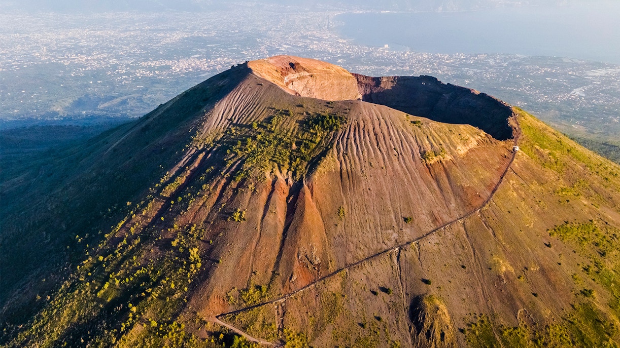Crater of Mount Vesuvius