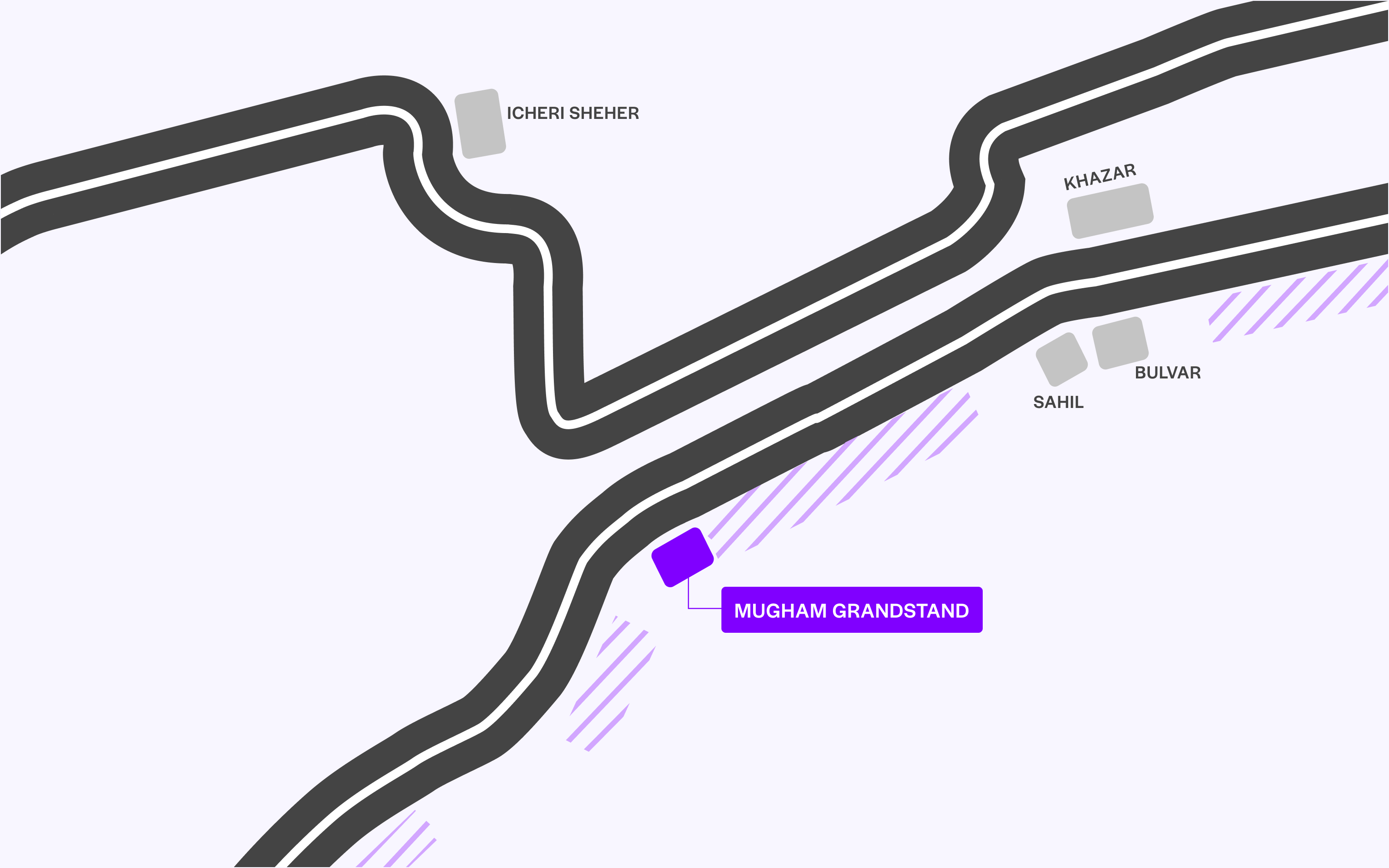 Tribuna Mugham Azerbaiyán GP 2023