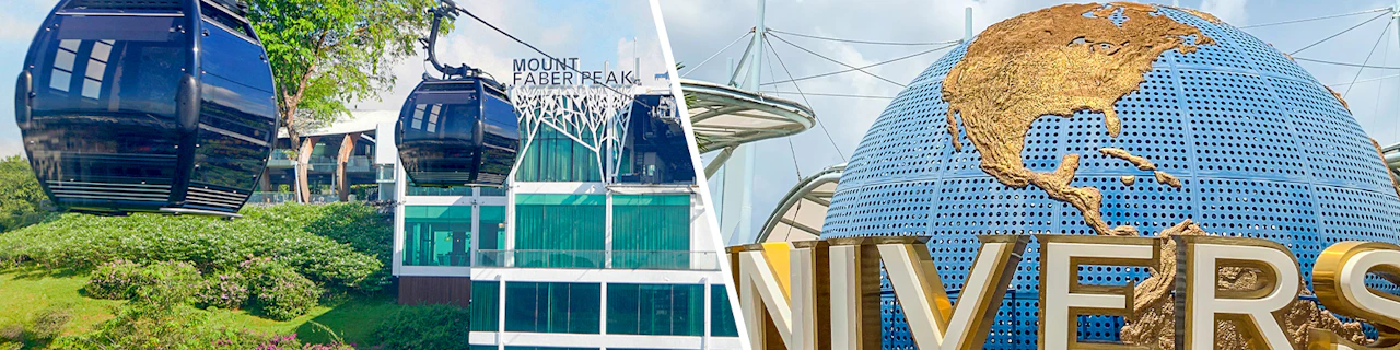 Combo: SkyPass per la funivia di Singapore + biglietti per gli Universal Studios