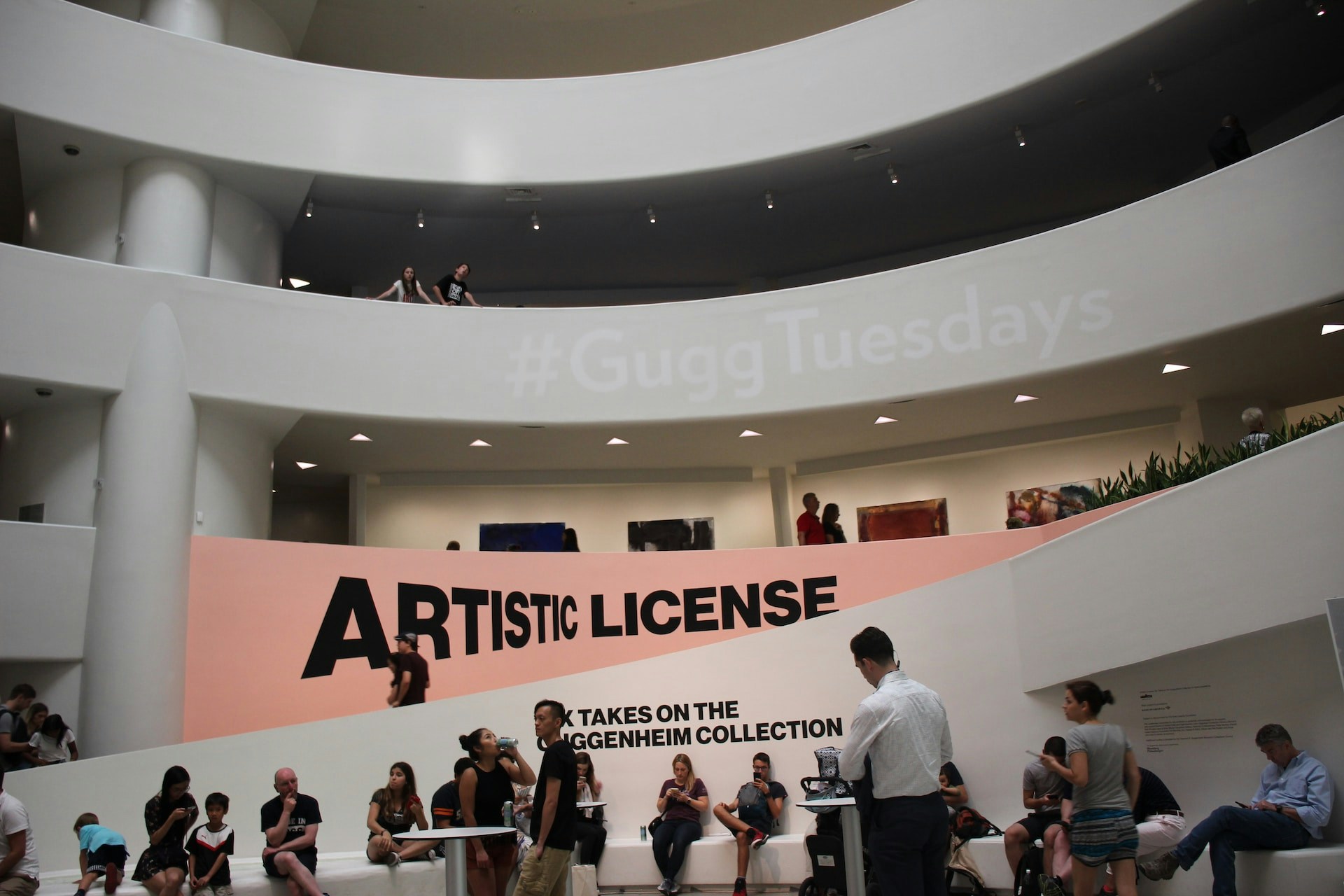 Rotating exhibitions at Guggenhem Museum