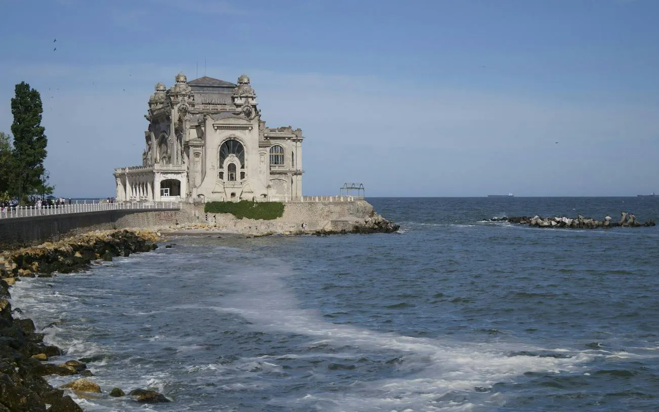Constanta Casino by the Black Sea, part of the Haunted Constanta exploration game.