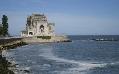 Constanta Casino by the Black Sea, part of the Haunted Constanta exploration game.