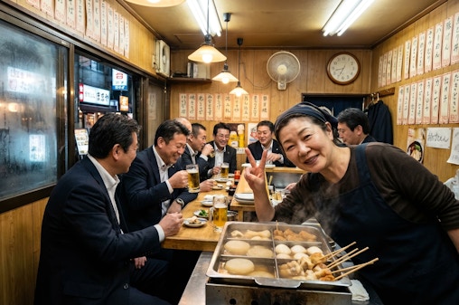 Tur culinar și cultural de grup mic în Osaka