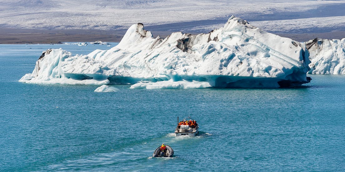 Rondleidingen door de gletsjerlagune van Jokulsarlon