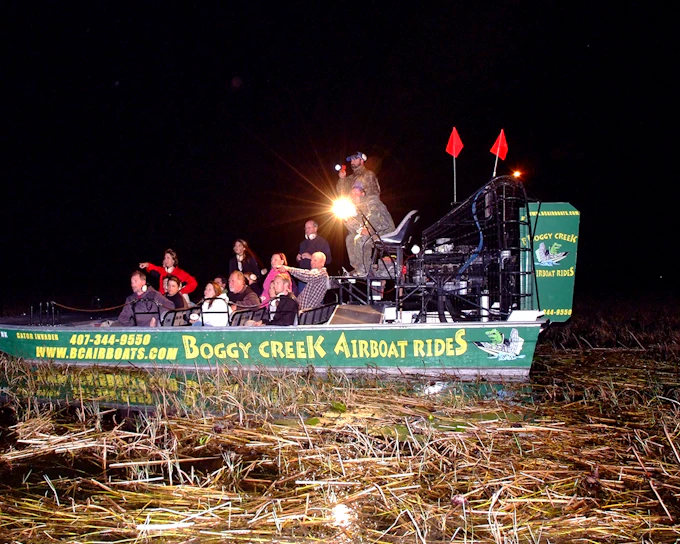 Orlando: Boggy Creek 1-Hour Night Airboat Tour