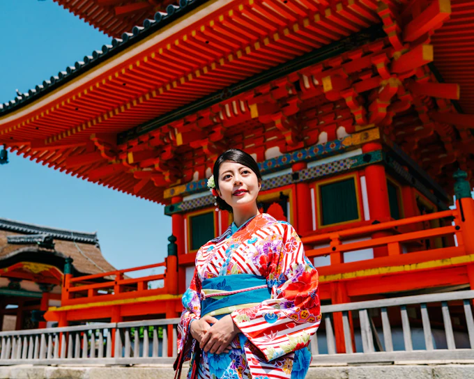 Kyoto: Kimono Photoshoot at Kiyomizu Dera