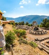 Guidet tur på det arkæologiske sted i Delphi