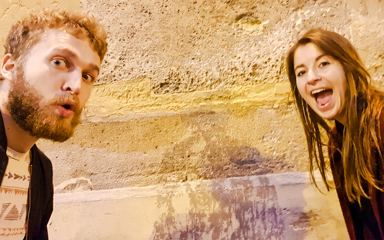 Participants enjoying the Mona Lisa Murder Mystery tour in Paris.
