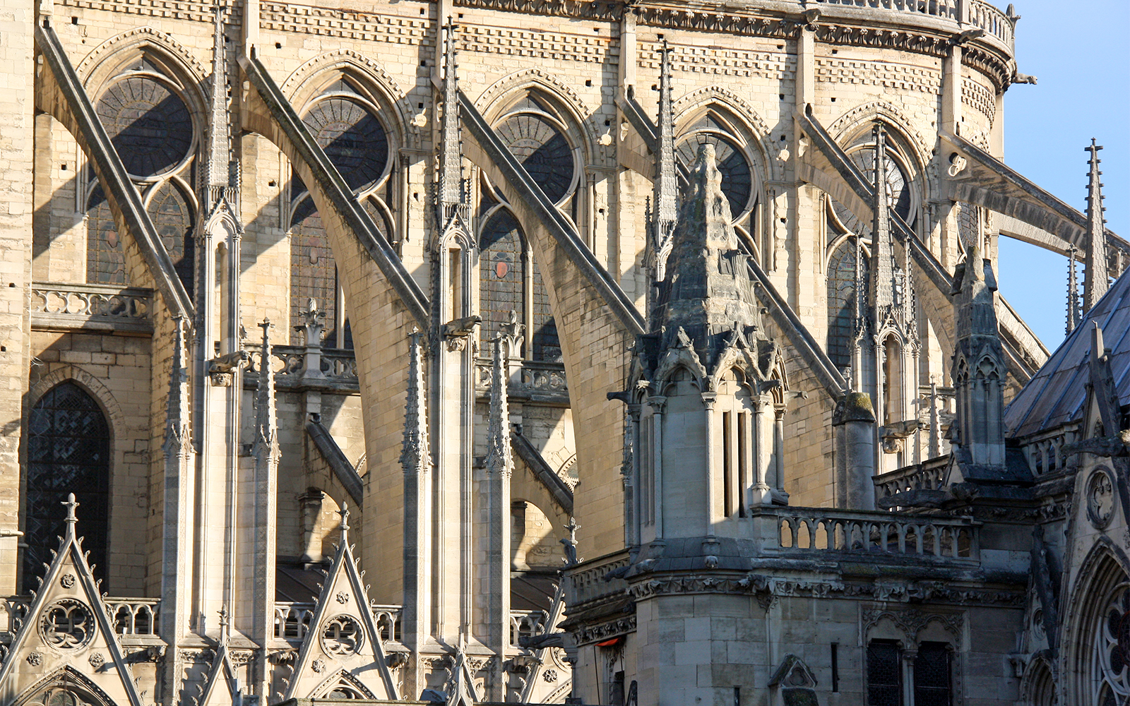 Flying Buttresses Sainte Chapelle Paris