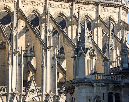 Flying Buttresses Sainte Chapelle Paris