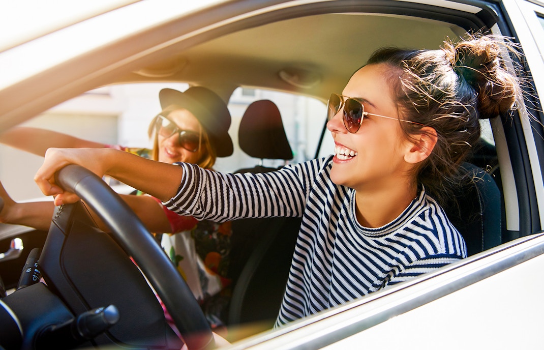 Girl driving