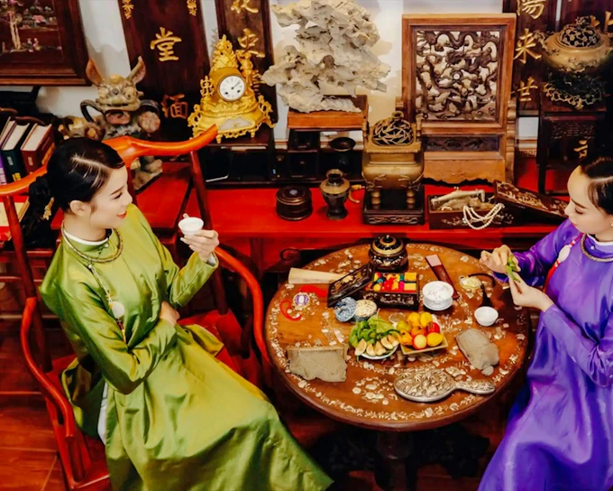 Hue Private Tea Ceremony, Thien Mu Pagoda Visit and Paper Flower Workshop (Product 52492)