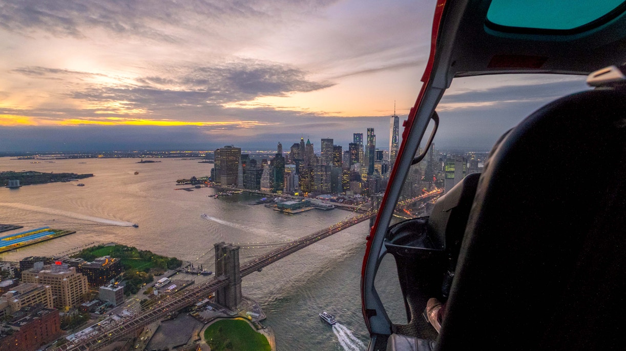 New York Sunset helicopter tour