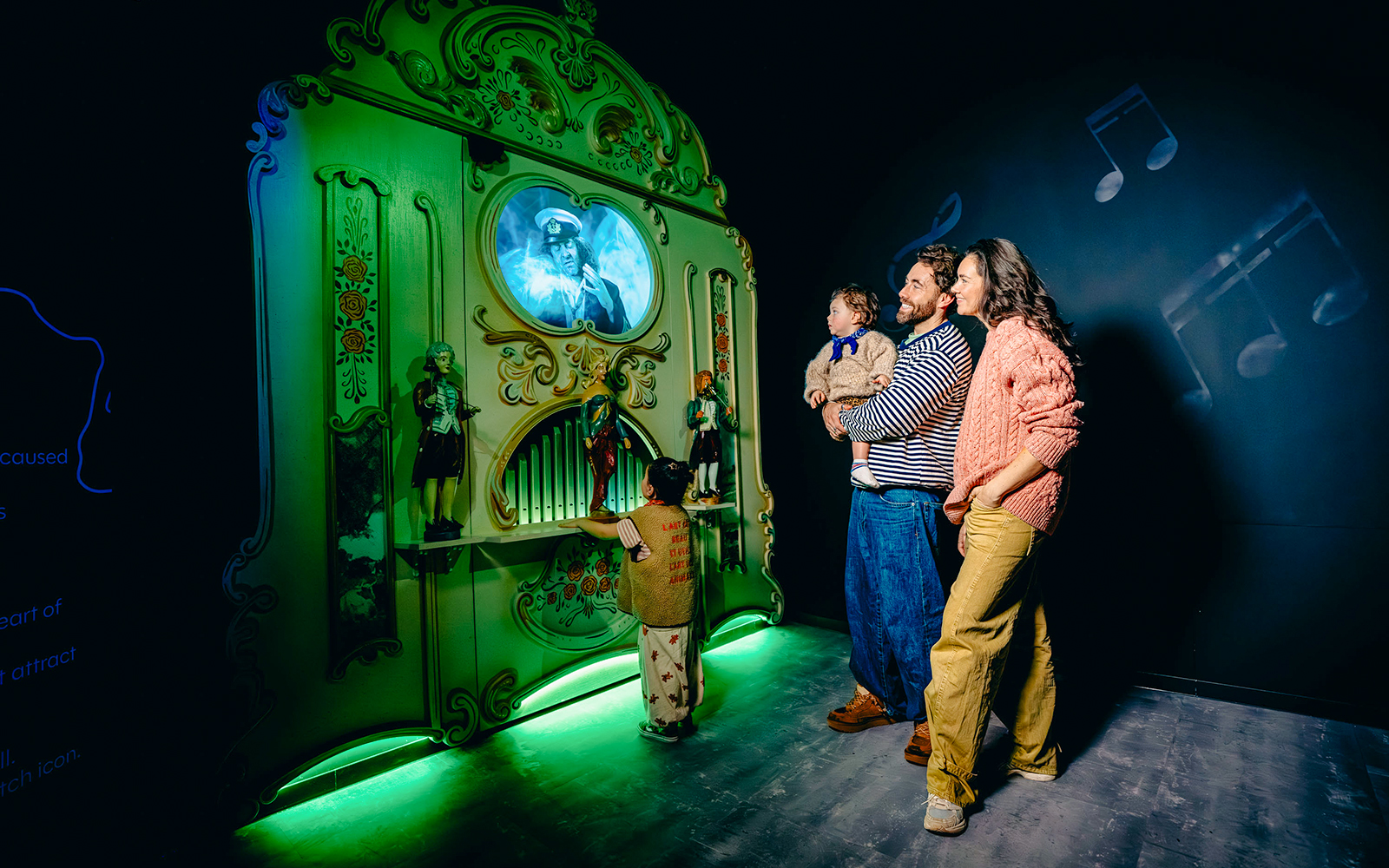 Guests enjoying interactive exhibit on Highlights of Holland tour.