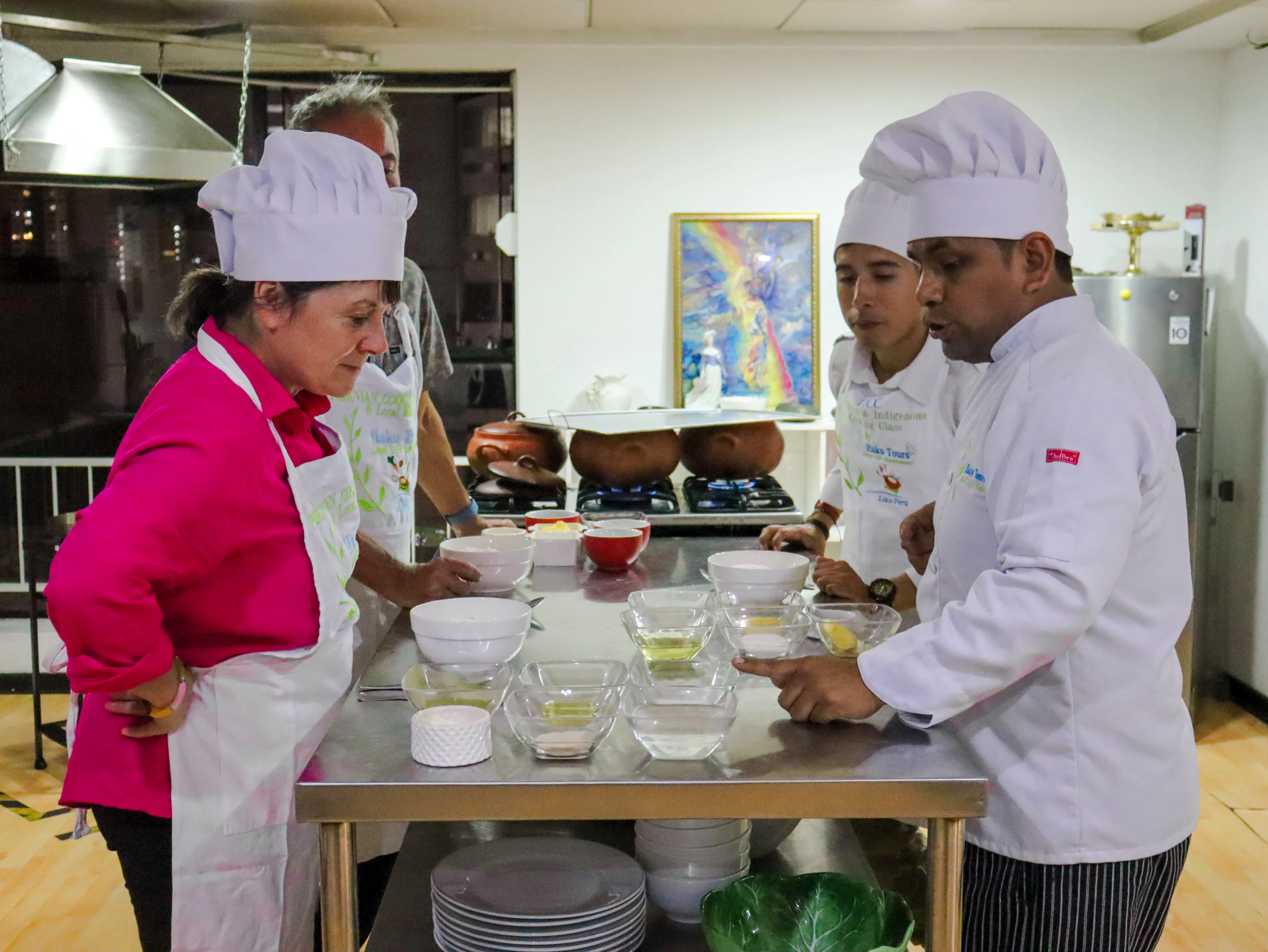 aula de culinária sobre como fazer pão andino em lima-1