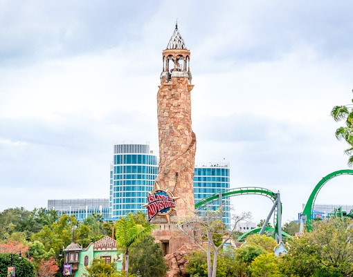Islands of Adventure attraction at Universal Studios Resort in Orlando, Florida