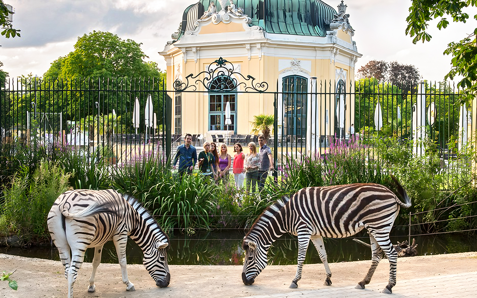 Tyrolean Garden entrance of the Vienna Zoo
