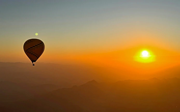 Marrakech Sunrise Hot Air Balloon Flight with Luxury Rooftop Breakfast
