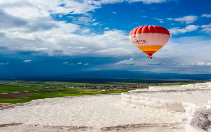 Pamukkale Hot Air Balloon Flight at Sunrise