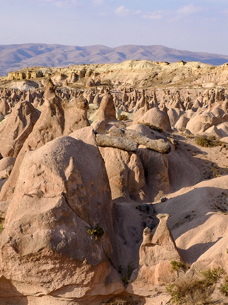 Unique rock formations in Devrent Valley, Cappadocia, Turkey.