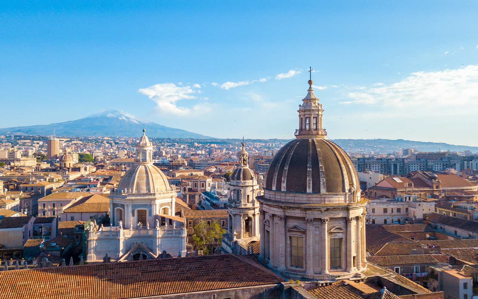 Cathedral of Sant' Agata in the middle of Catania, Sicily