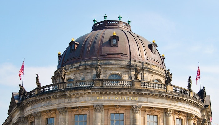 Bode Museum dome showcasing intricate architecture in Berlin.
