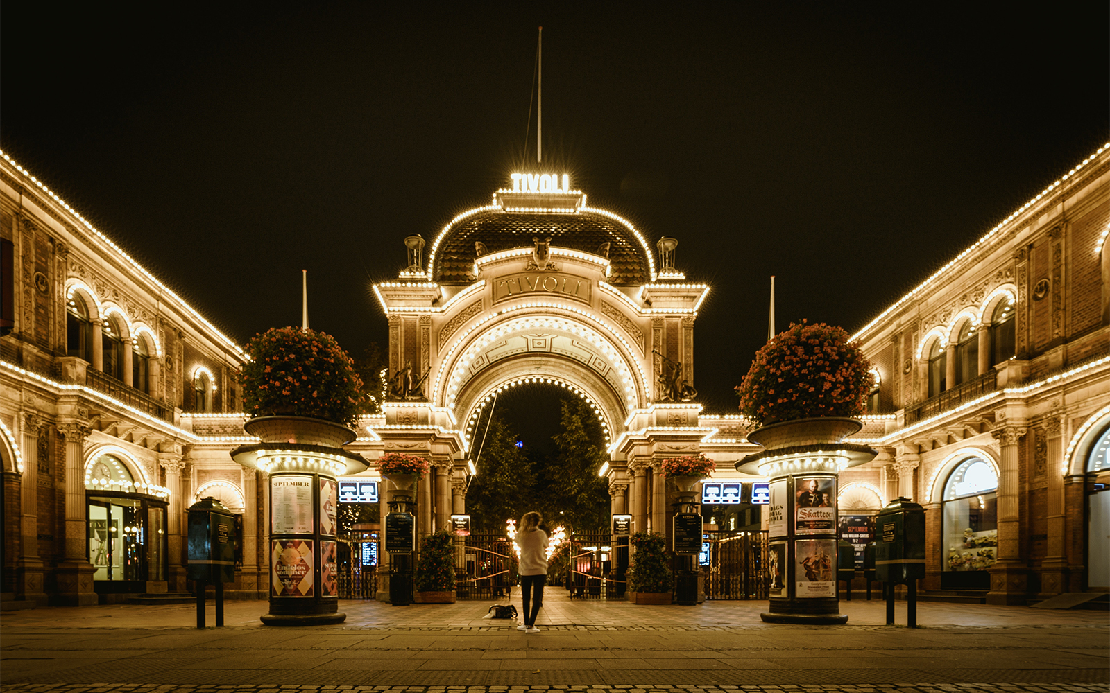 Tivoli Gardens in Copenhagen