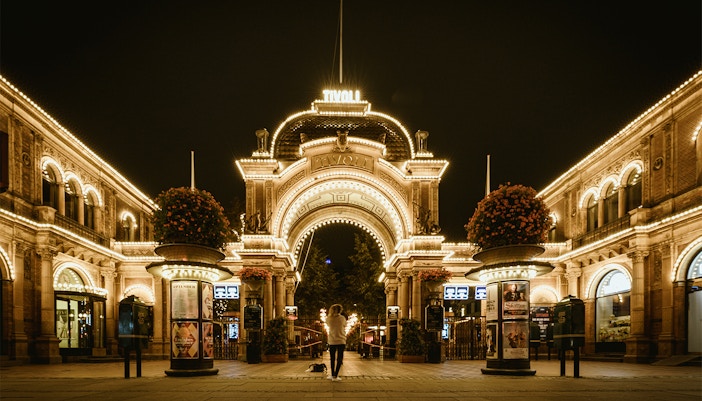 Tivoli Gardens in Copenhagen