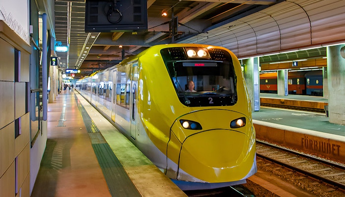 Arlanda express in Stockholm, Sweden