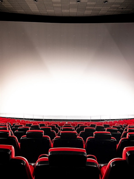 IMAX theater seating at Technik Museum Sinsheim.