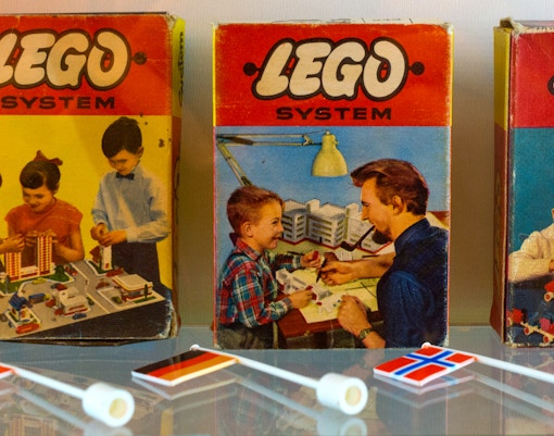 Vintage LEGO Sets Showcase at LEGO Museum Prague