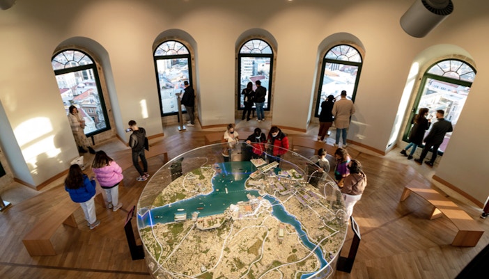 Historical displays inside the Galata Tower