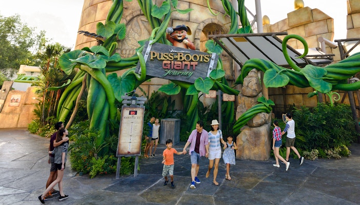 Puss in Boots ride, Universal Studios Singapore