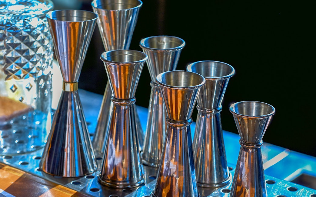 Mixology tools at Jameson Mixology Class, Midleton Distillery.