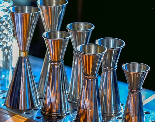 Mixology tools at Jameson Mixology Class, Midleton Distillery.