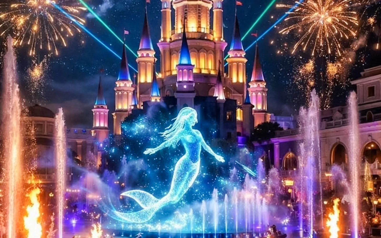 Antalya: The Land of Legends Night Show & Boat Parade with Round-Trip Hotel Transfers