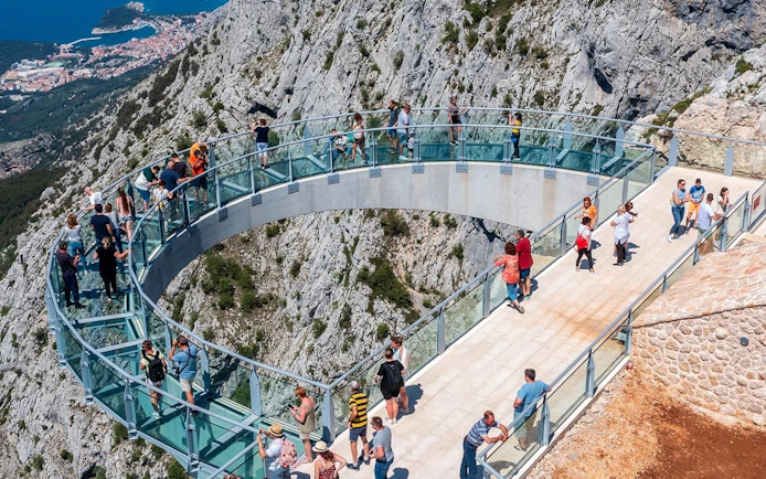From Split: Skywalk Biokovo Skip-the-Line Tour with Makarska Guided Walk and Transfers