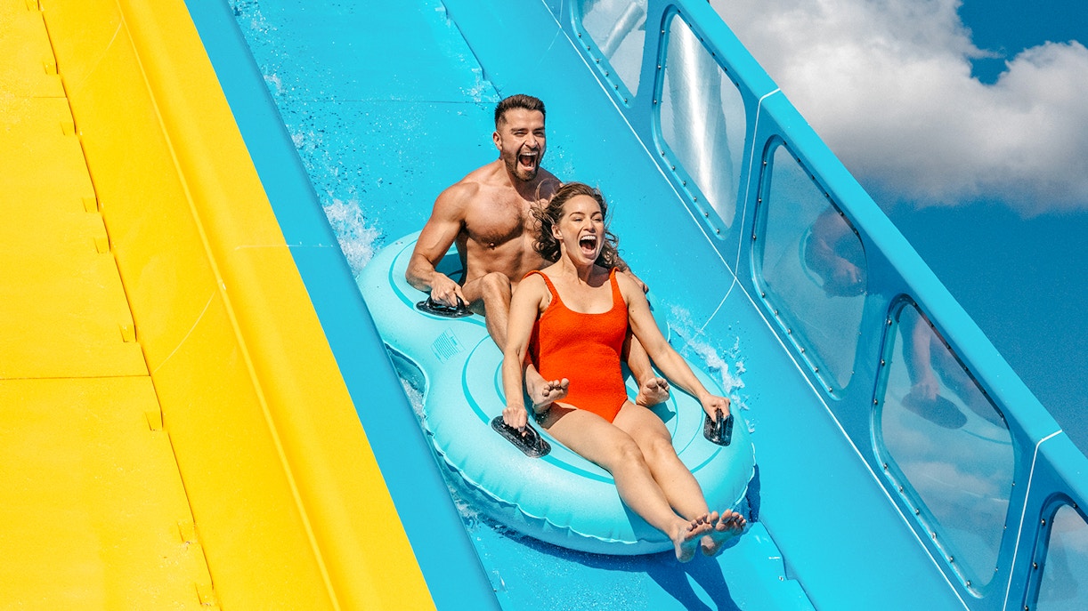 'Kaboom' slide at Wet’n’Wild Waterpark, Gold Coast