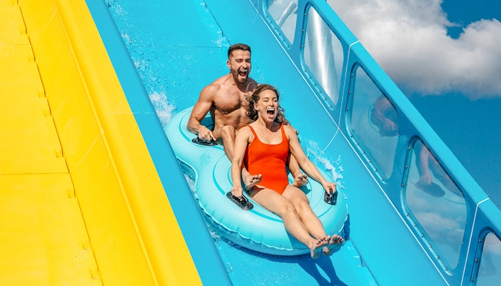 'Kaboom' slide at WetβnβWild Waterpark, Gold Coast