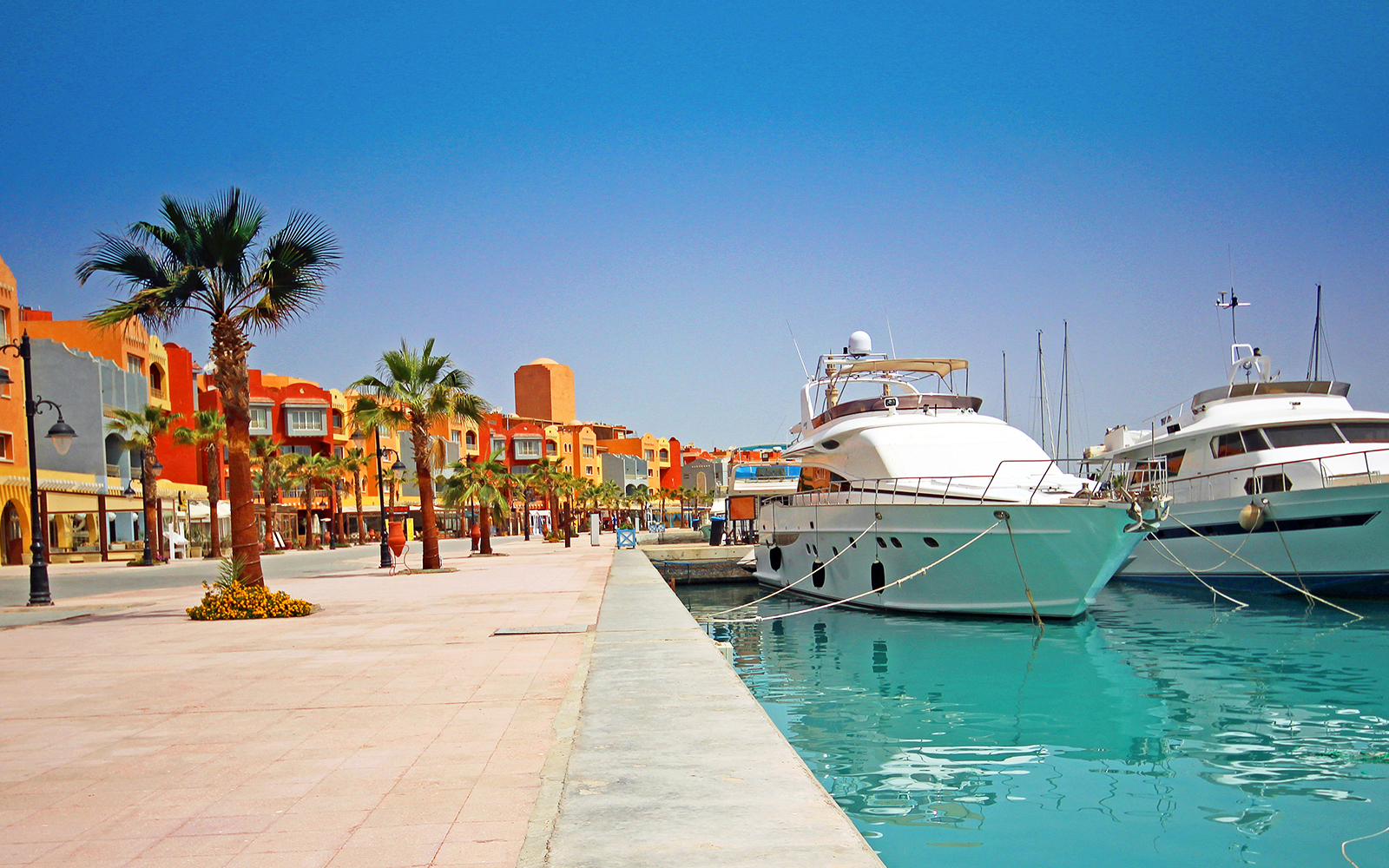 Hurghada Corniche and the Marina