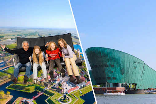 Kombination: THIS IS HOLLAND + NEMO Biljetter till vetenskapsmuseet