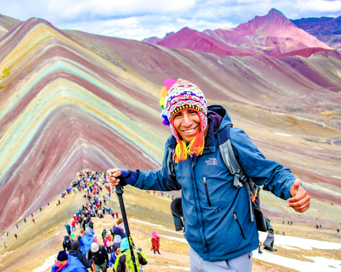 From Cusco: Rainbow Mountain Hike with Breakfast and Lunch (Product 53607)