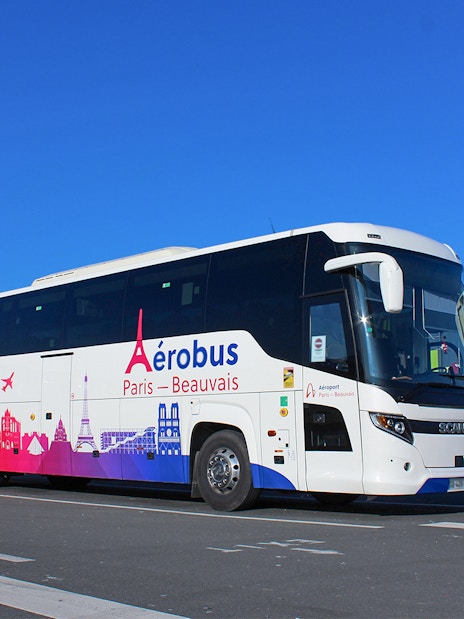 Aerobus at Paris Beauvais Airport for transfers to Saint-Denis University.