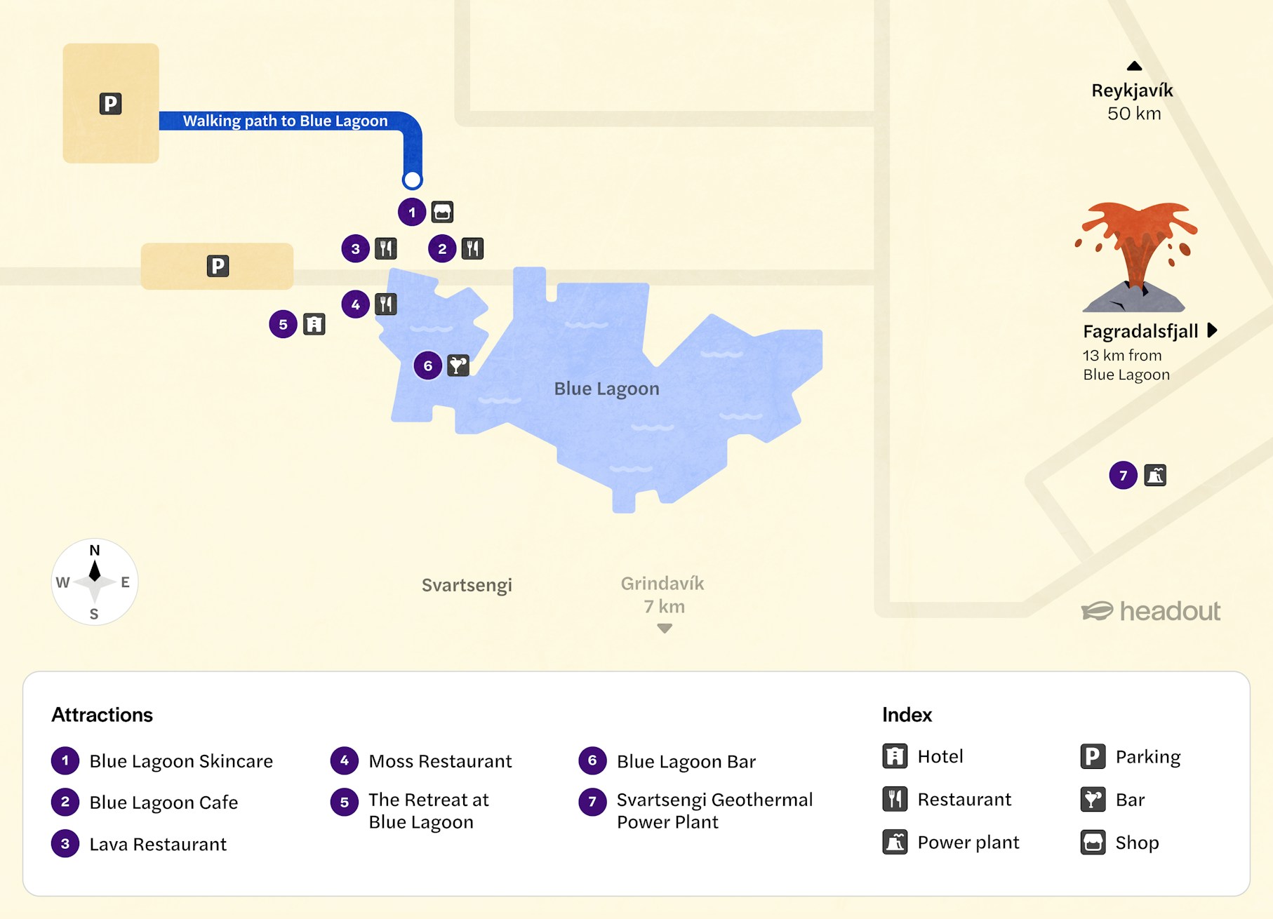 Blue Lagoon Iceland Map