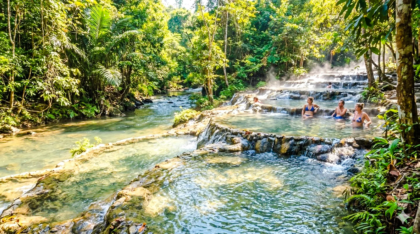Krabi Small-Group Tour: Emerald Pool, Hot Springs and Tiger Cave Temple Image 4