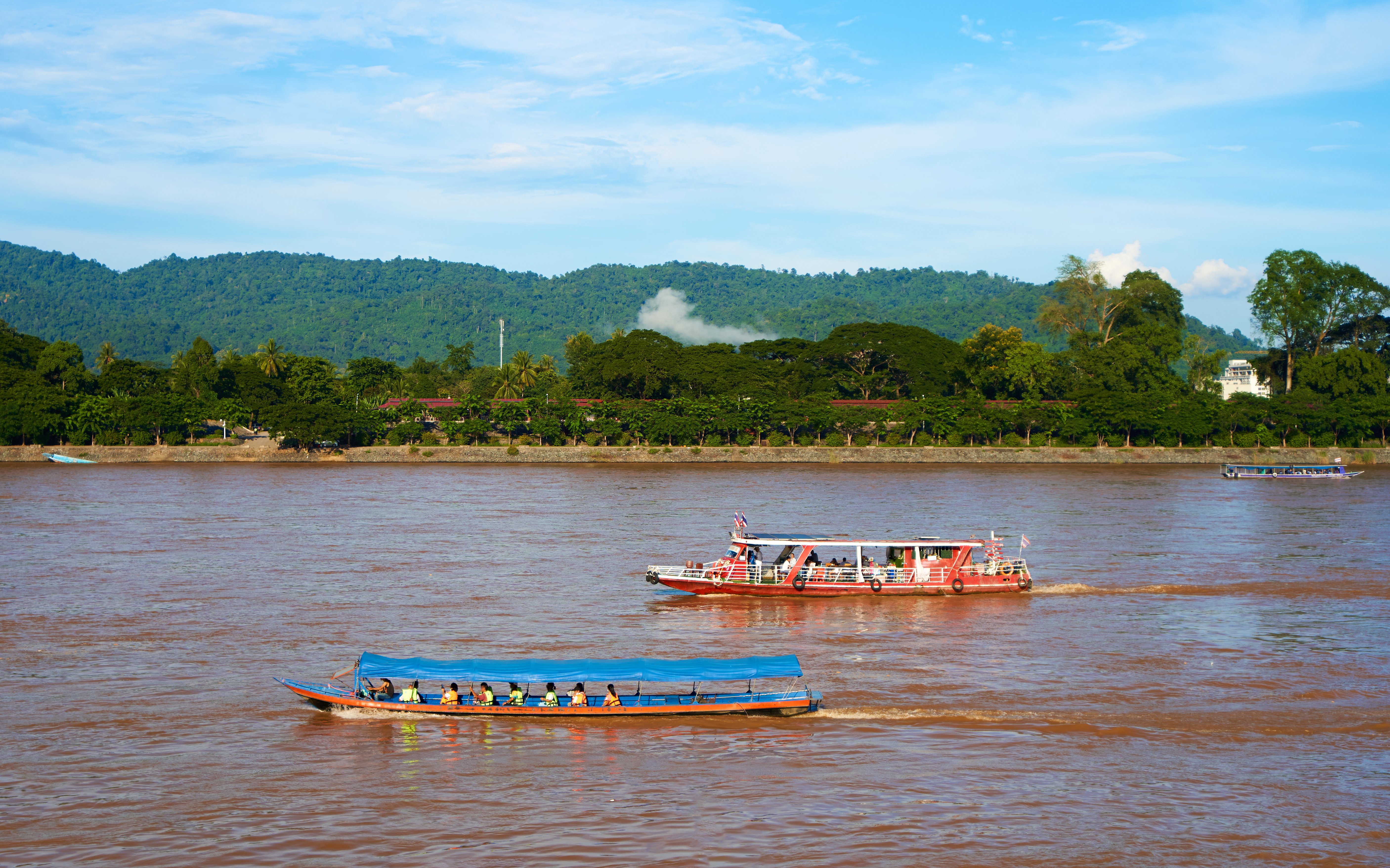 Triunghiul de Aur plimbare cu barca (râul Mekong)