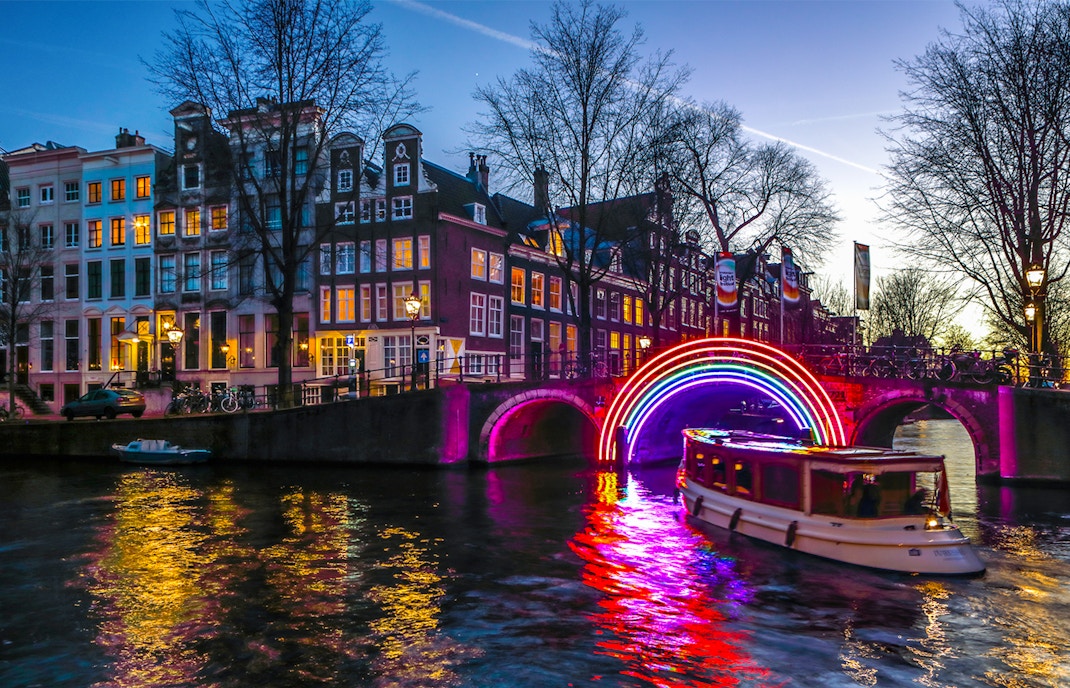 crucero nocturno Ámsterdam