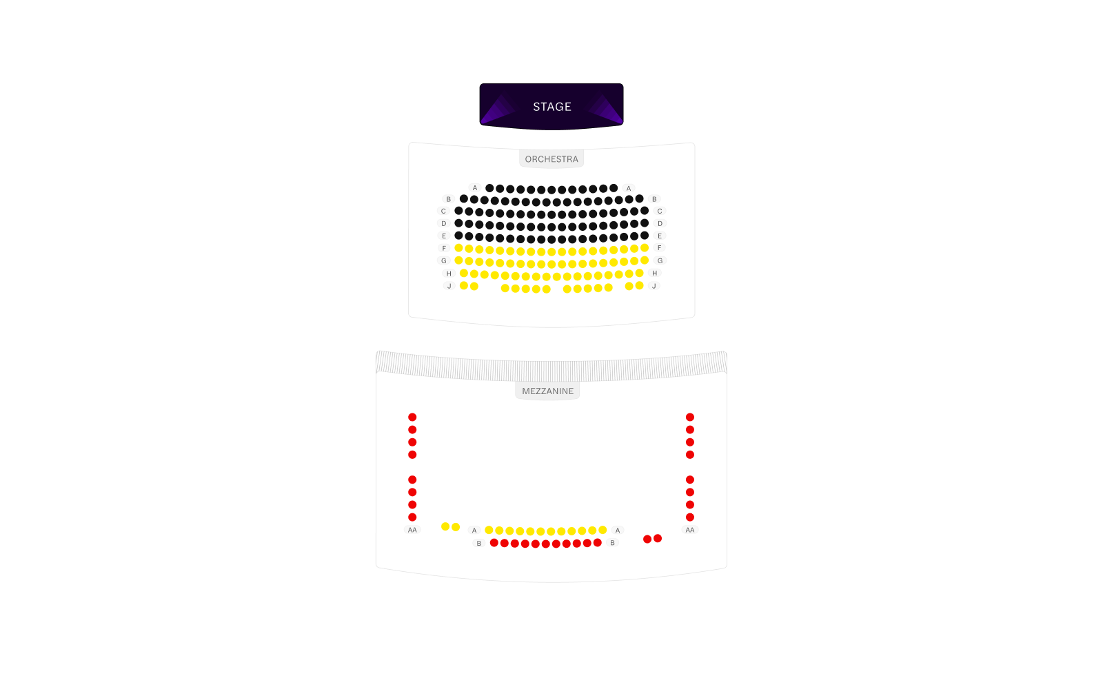 New World Stages Stage 5 Seating Chart