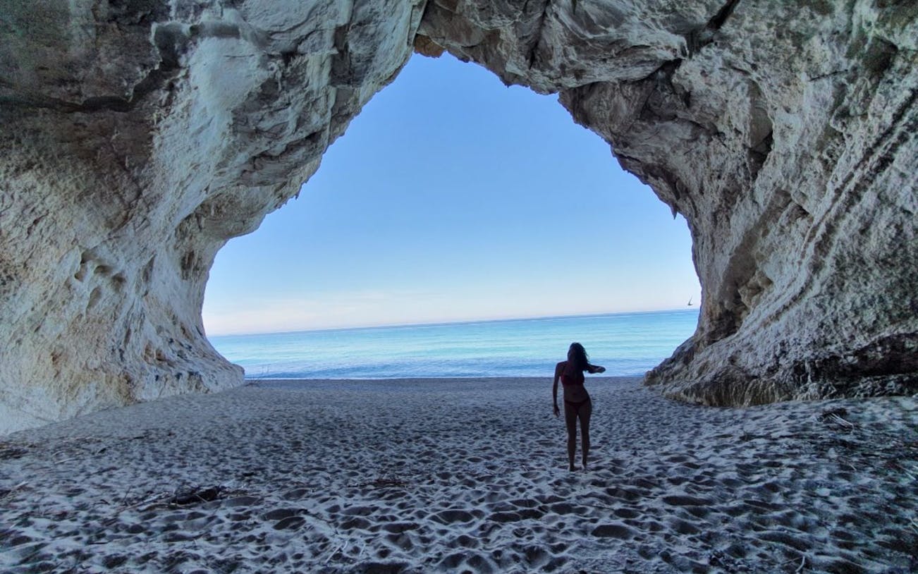 from cala gonone: guided dinghy cruise to gulf of orosei beaches with snorkeling and aperitif-5