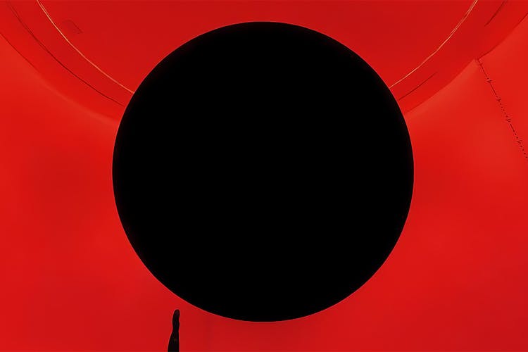 teamLab Abu Dhabi installation art with vibrant digital projections in an immersive exhibit space